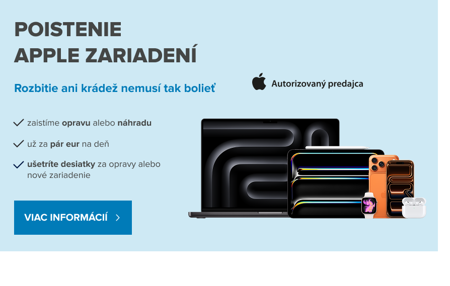 Poistenie Apple zariadení Poistenie Apple zariadeni