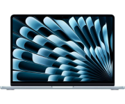 Modrý notebook Apple MacBook Air